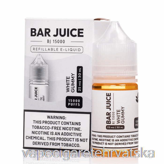 Vape Hrvatska White Gummy - Bar Juice Soli - 30ml 25mg